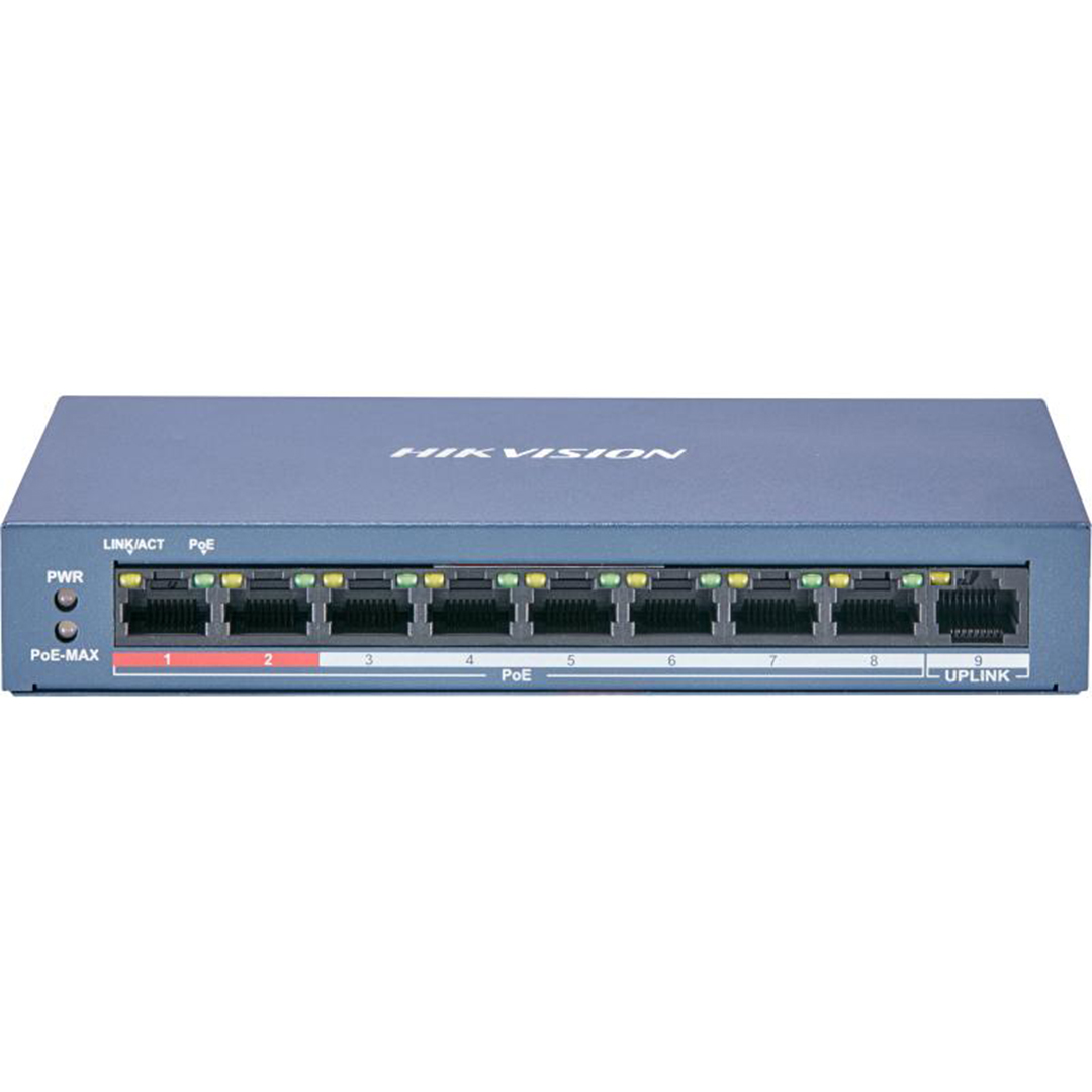HIKVISION 8 Port PoE Switch (DS-3E0109P-E/M)