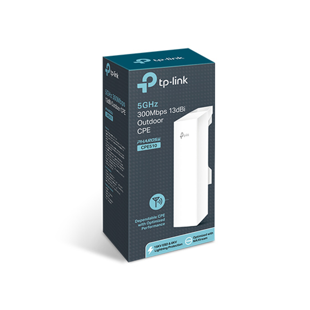 TP-Link 5-GHz 300-Mbps 13-dBi Outdoor CPE (CPE510)