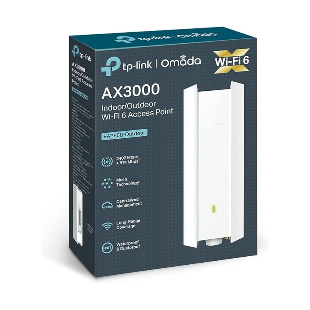 TP-Link AX3000 Outdoor WiFi-6 Access Point (EAP650-Outdoor)